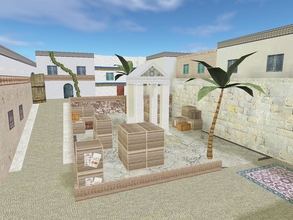 Map overview of de_sunny
